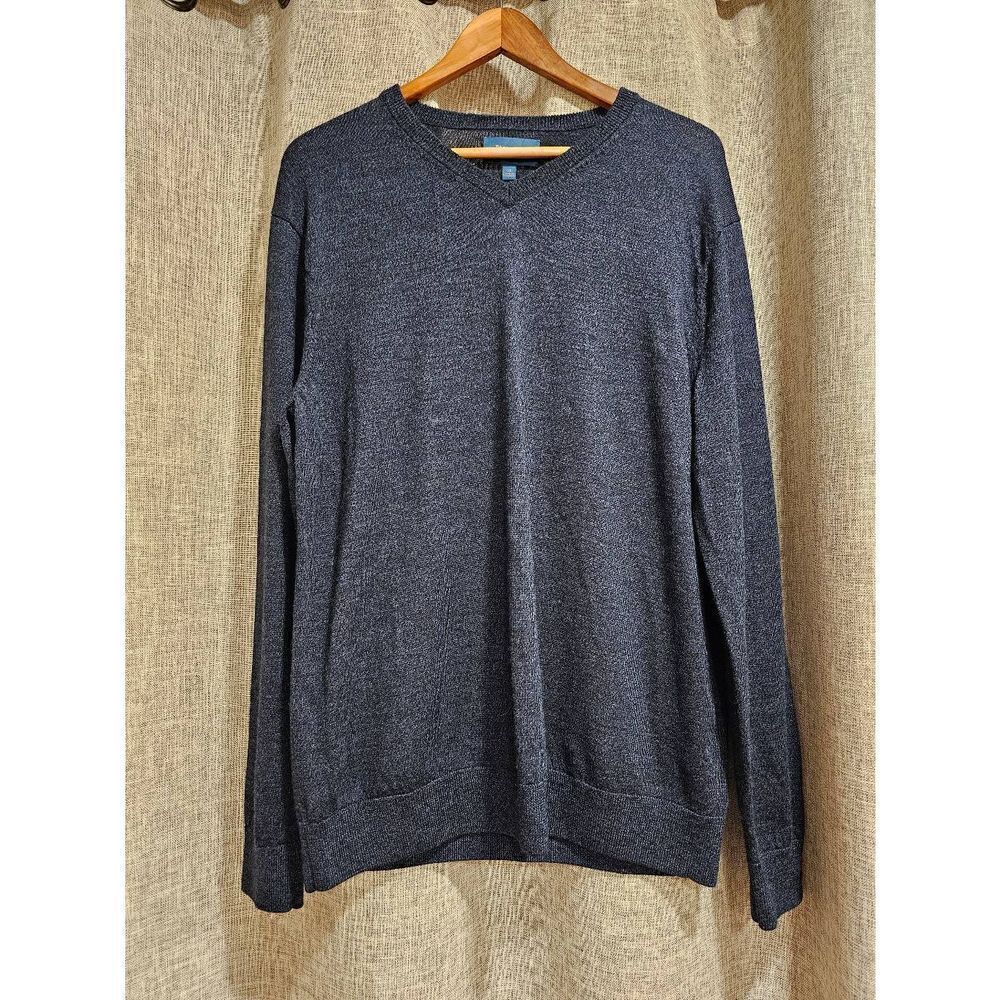 Fairlane 100% Merino Wool Sweater size XL v neck - Picture 4 of 4